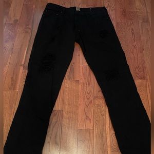 Black Ripped PRPS jeans